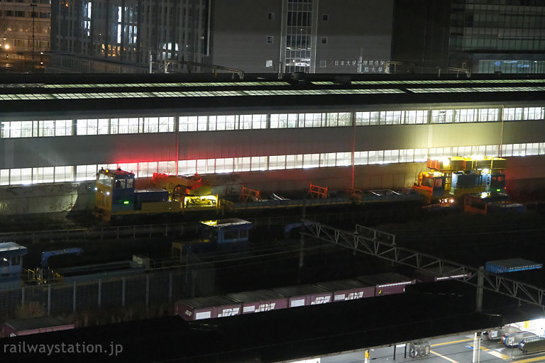 三島駅、東海道新幹線三島保線所の保線用車両