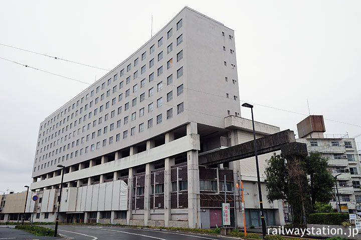 姫路モノレール廃線後も大将軍駅の痕跡が残る高尾アパート