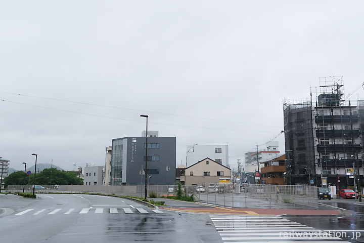 解体後の大将軍駅こと高尾アパート跡地