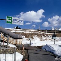 JR東日本・津軽線・津軽二股駅とJR北海道・海峡線・津軽今別駅