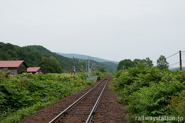 JR北海道・宗谷本線・北星駅、典型的な停留所スタイルの無人駅