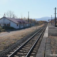 函館本線鹿部駅、