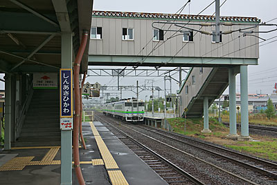 JR石北本線と宗谷本線の分岐駅、新旭川駅