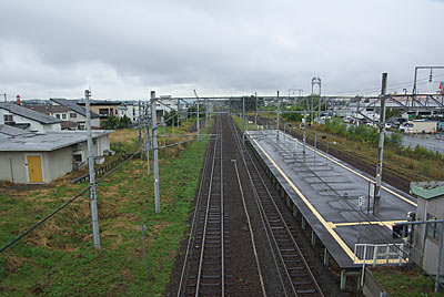 宗谷本線・石北本線の新旭川駅、プラットホーム