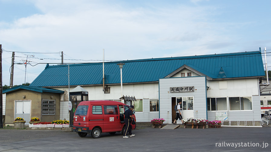 JR北海道宗谷本線・天塩中川駅、改修前の木造駅舎