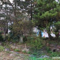JR九州・日田彦山線・石原町駅の緑豊かな池庭跡