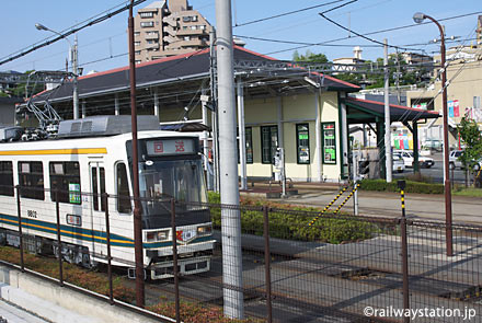 熊本市電・上熊本停留所隣接の車庫