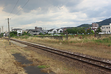 JR九州・久大本線・南久留米駅、駅横の空地