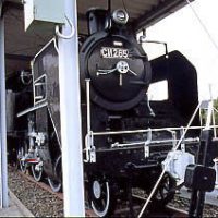 乙川駅近く、半田市民ホールに静態保存されていた蒸気機関車C11-265