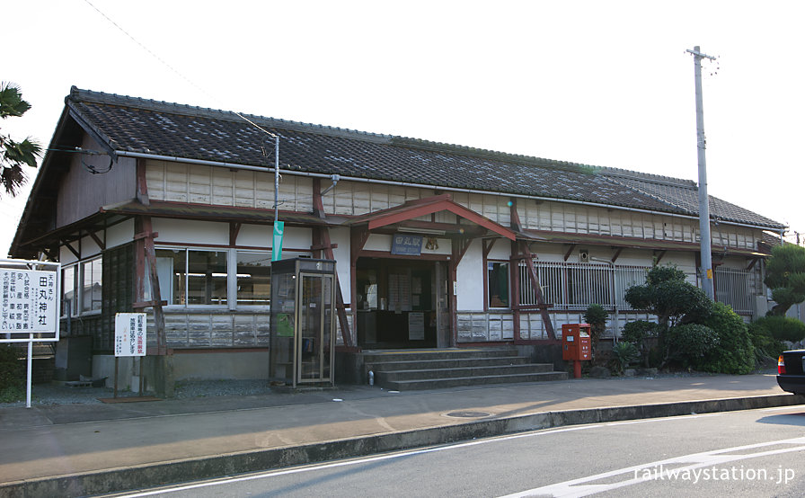 JR東海参宮線・田丸駅、大正の木造駅舎