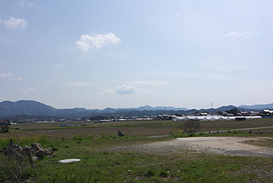 JR西日本・山陰本線・東松江駅南側に広がる空地や農地