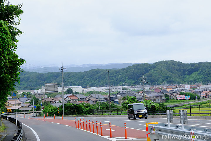 宝木駅のある鳥取市気高町の眺め