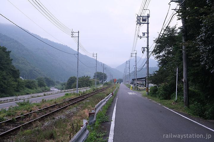 因美線・美作加茂駅-知和間の沿線風景