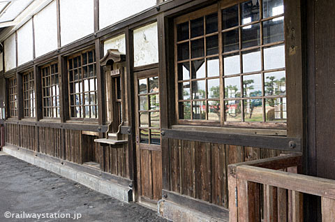 大社線・旧大社駅、駅舎ホーム側