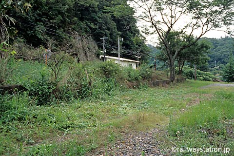 JR西日本・山陰本線・湯里駅の側線ホーム跡