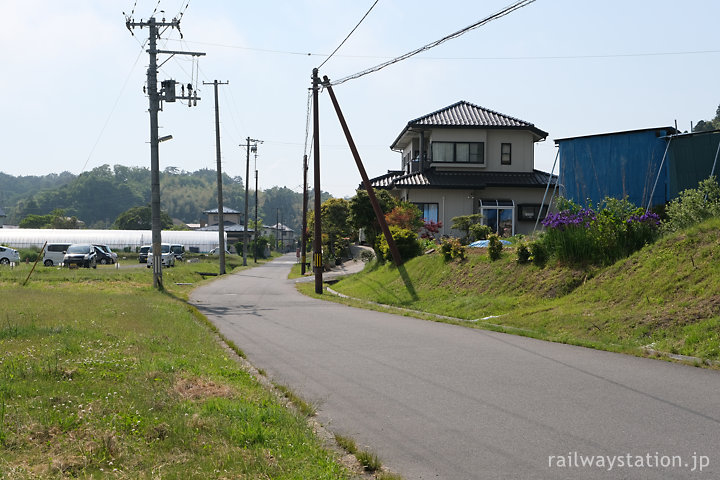 東北本線旧線の廃線跡を歩き愛宕駅から旧松島駅へ