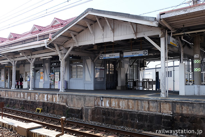 南海電鉄・浜寺公園駅、駅舎に付随する屋外の改札口