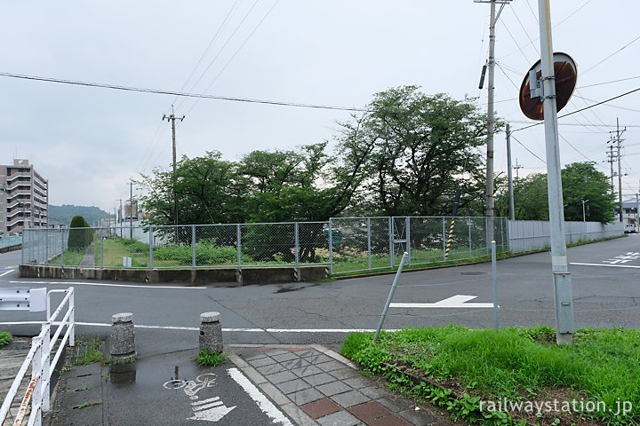 別子鉱山鉄道廃線跡、星越駅近くの自転車道終点