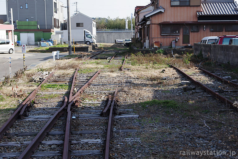 紀州鉄道廃線跡、かつての終着駅の日高川駅跡