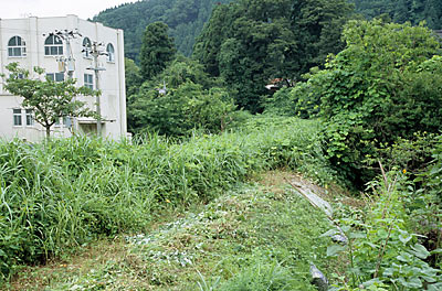 北陸鉄道・加賀一の宮駅近く、金名線の廃線跡