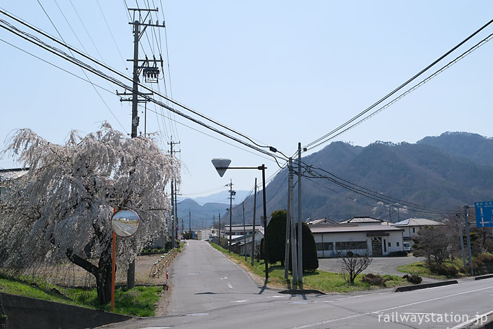 大屋駅から上田電鉄丸子線の廃線跡を自転車で辿り丸子町駅へ…