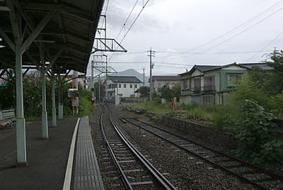 上田電鉄・別所線・中塩田駅、廃ホーム