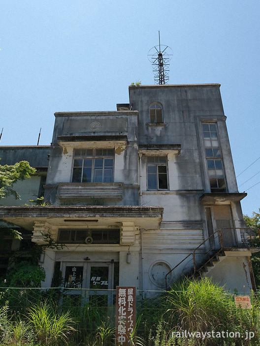 屋島ケーブル廃線後の屋島山上駅、廃墟化がゆっくり進行…