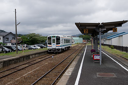 天竜浜名湖鉄道・遠州森駅プラットホーム